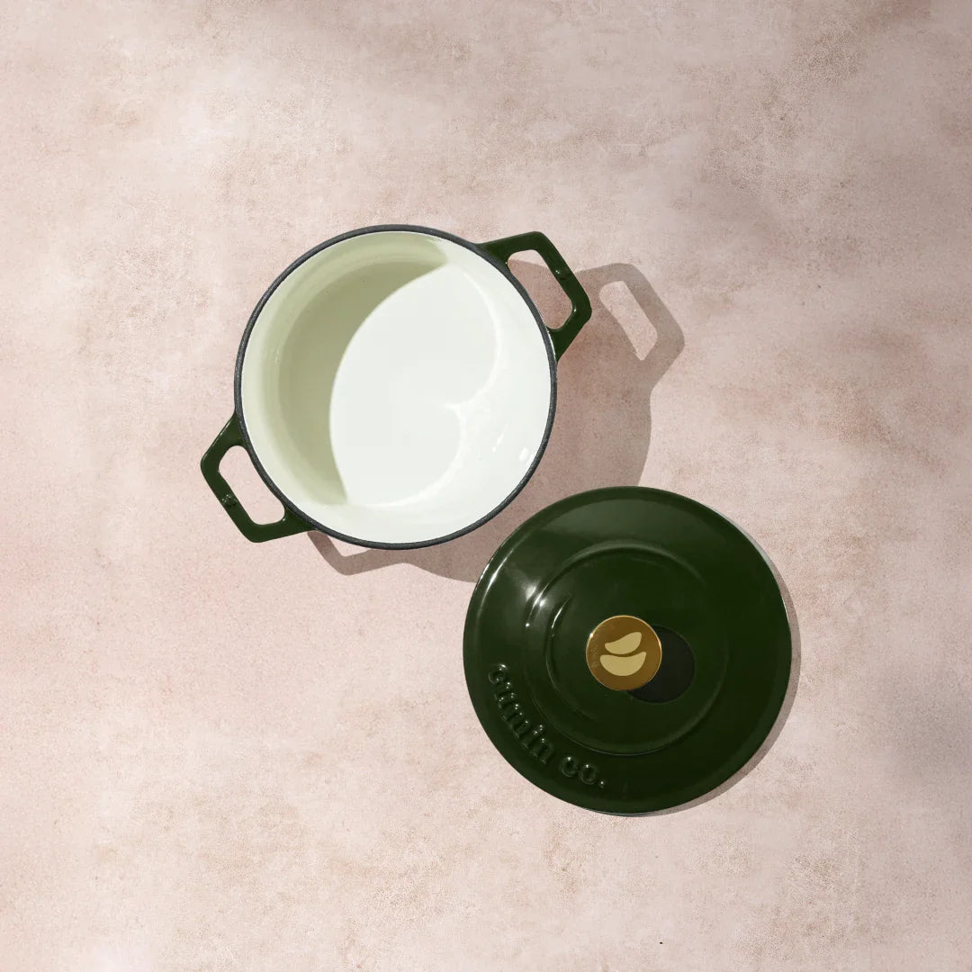 No. 6 Enamel Cast Iron Dutch Oven (1.2L)