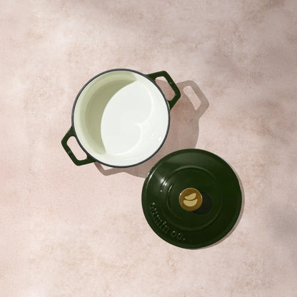 No. 6 Enamel Cast Iron Dutch Oven (1.2L)