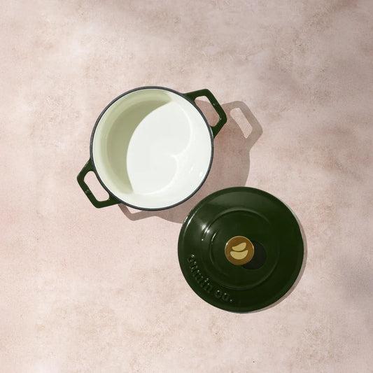 No. 6 Enamel Cast Iron Dutch Oven (1.2L)