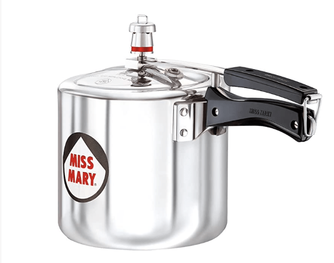 Hawkins 3.5 Litre Miss Mary Pressure Cooker, Inner Lid Cooker, Silver (MM35)-1
