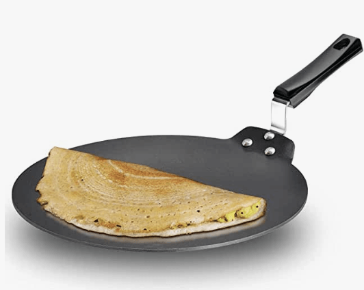 Hawkins Futura Nonstick Dosa Tava, Diameter 33 cm, Thickness 4.88 mm (Black) NDT33-1