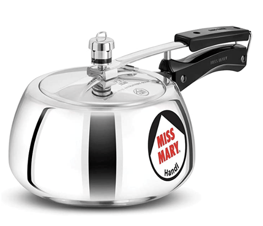 Hawkins Miss Mary Handi Pressure Cooker, 3 Litre, Silver (MMH30)