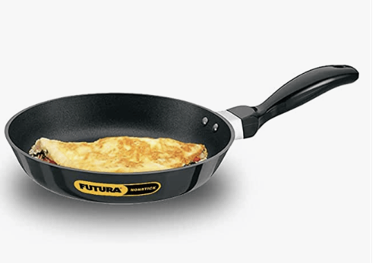 Hawkins Futura 22 cm Frying Pan, Non Stick Fry Pan, Induction Frying Pan, Small Frying Pan, Black (INF22)-1
