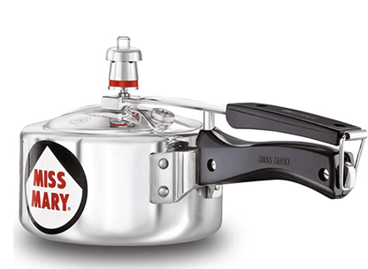 Hawkins Miss Mary Pressure Cooker, 1.5 Litre, Silver (MM15)