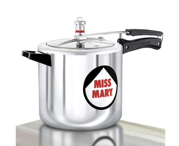 Hawkins Miss Mary Pressure Cooker, 7 Litre, Silver (MM70)