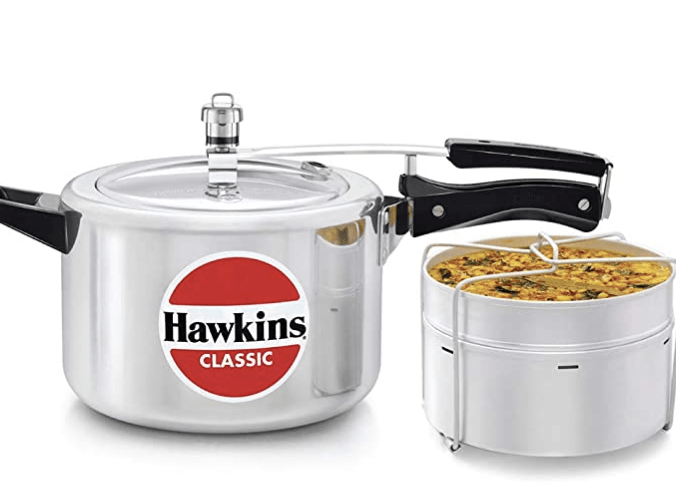 Hawkins Classic 5L Pressure Cooker with Aluminium Separators