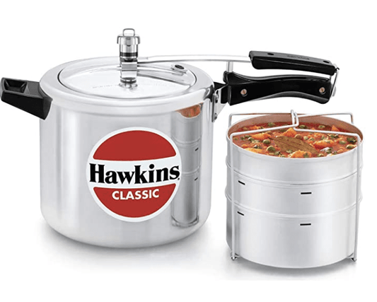 Hawkins Classic 6.5L Pressure Cooker with Aluminium Separators