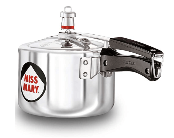 Hawkins Miss Mary Pressure Cooker, 2.5 Litre, Silver (MM25)-1