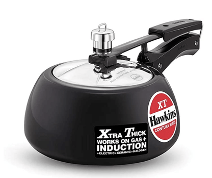 Hawkins Contura Black XT 2L Aluminium Inner Lid Pressure Cooker