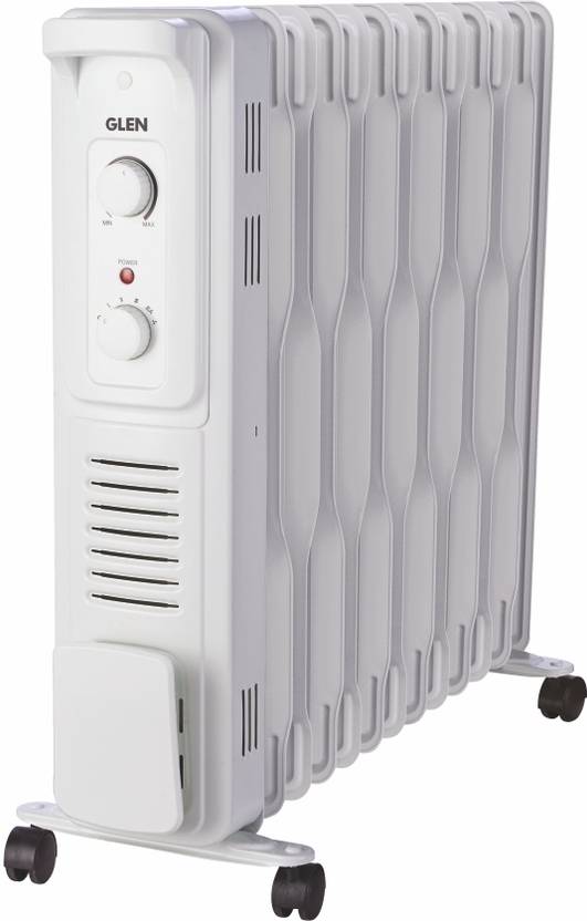 Glen HA7012OR9 Electric 9 Fin Oil Filled Radiator Room Heater with 9 Fins (2 year warranty) Oil Filled Room Heater-1