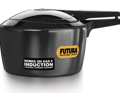 Hawkins Futura 2 Litre Pressure Cooker, Hard Anodised Inner Lid Pressure Cooker, Induction Cooker, Small Cooker, Black (IFP20)-1