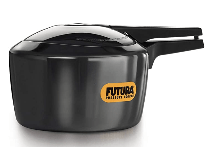 Hawkins Futura 3 Litre Pressure Cooker, Hard Anodised Inner Lid Pressure Cooker, Pan Cooker, Black (FP30)