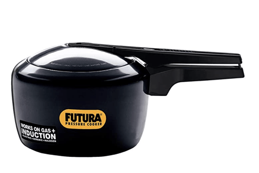 Hawkins Futura 3 Litre Pressure Cooker, Hard Anodised Inner Lid Pressure Cooker, Induction Cooker, Pan Cooker, Black (IFP30)