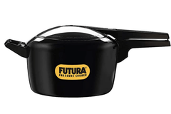 Hawkins Futura Hard Anodised Outer Lid Pressure Cooker, Black, 5 Litre (F10)-1