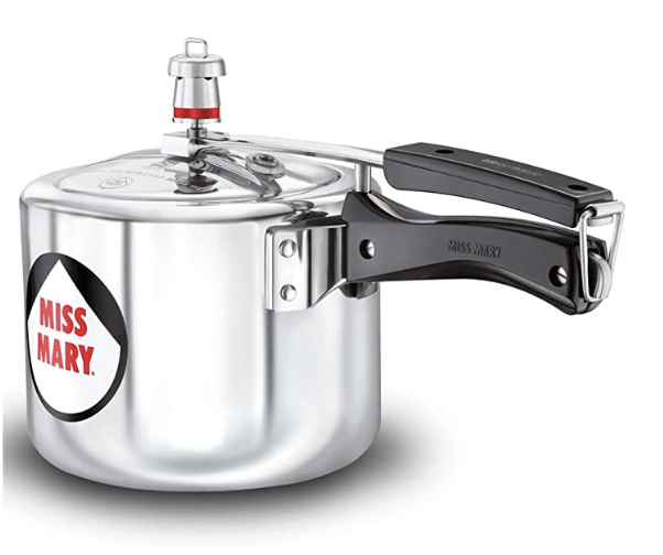 Hawkins 3 Litre Miss Mary Pressure Cooker, Inner Lid Cooker, Silver (MM30)