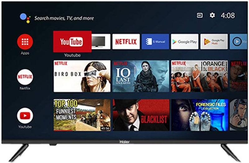 Haier 109 cm (43 inch) Full HD LED Smart Android TV (LE43K6600GA)-1