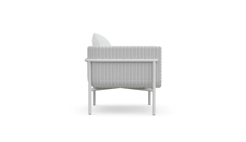 Kreios Outdoor Garden Balcony Sofa Set 2 Seater, 2 Single seater and 1 Center Table With 1 Side Table Set (White)
