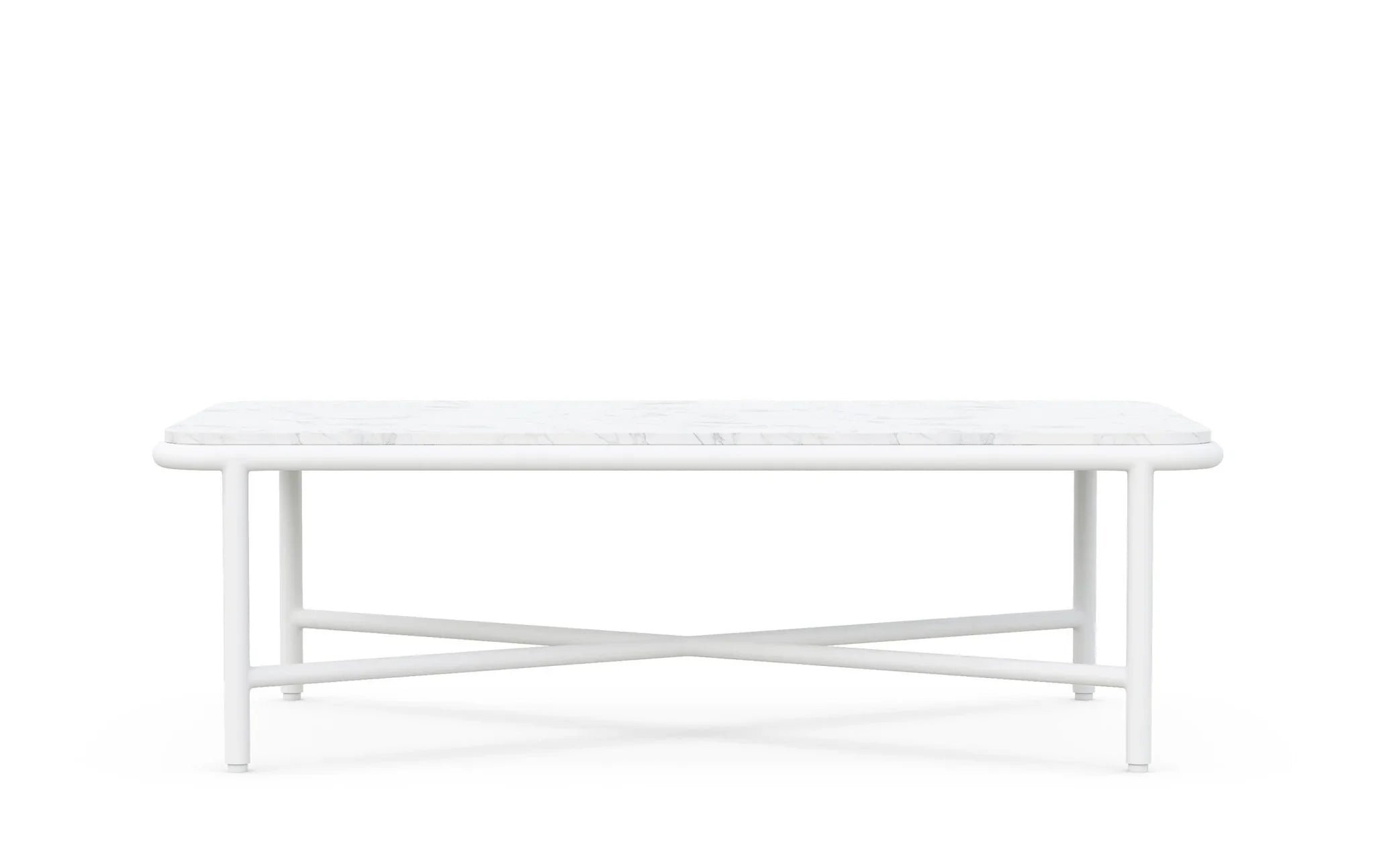 Kreios Outdoor Garden Balcony Sofa Set 2 Seater, 2 Single seater and 1 Center Table With 1 Side Table Set (White)