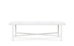 Kreios Outdoor Garden Balcony Sofa Set 2 Seater, 2 Single seater and 1 Center Table With 1 Side Table Set (White)