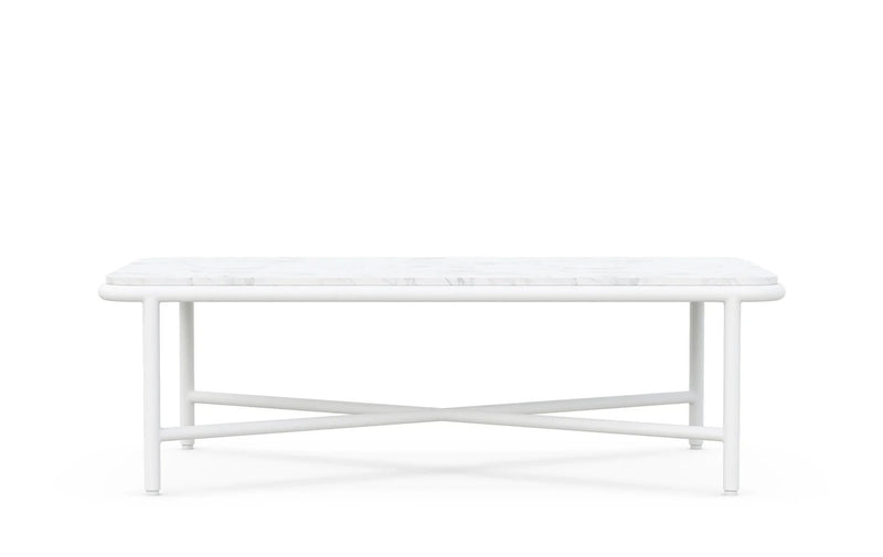 Kreios Outdoor Garden Balcony Sofa Set 2 Seater, 2 Single seater and 1 Center Table With 1 Side Table Set (White)