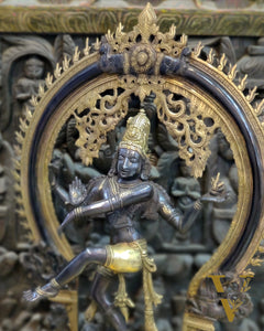 Handcrafted Black Edition Brass Nataraja Statue - 26 Inch