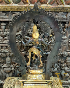 Handcrafted Black Edition Brass Nataraja Statue - 26 Inch