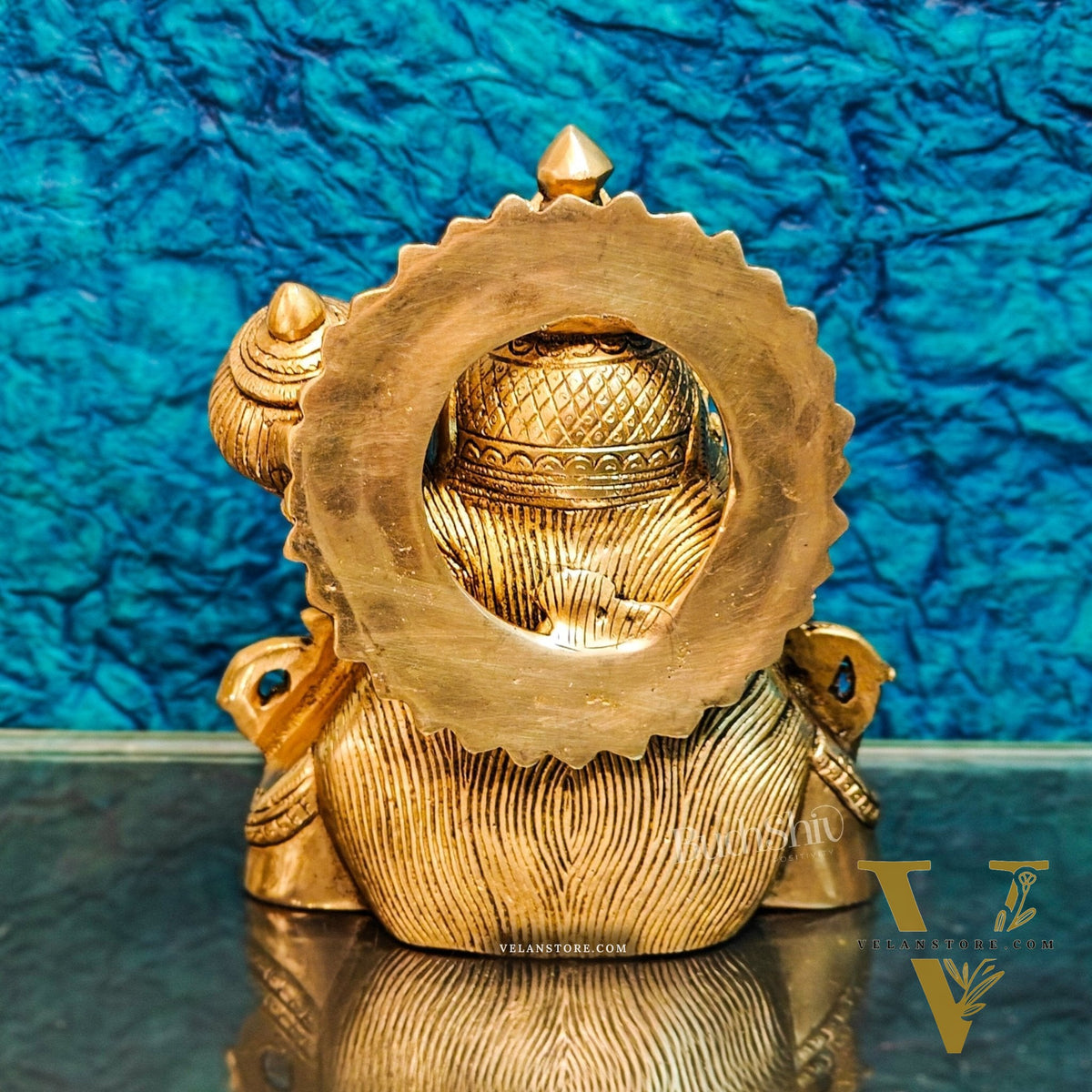 Handcrafted Brass Hanuman Ji face idol | 8" Height