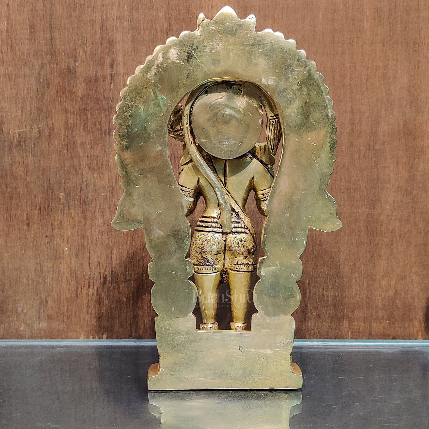 Handcrafted Brass Lord Hanuman Statue | Anjaneya and Vayu Putra | 8.5" Height