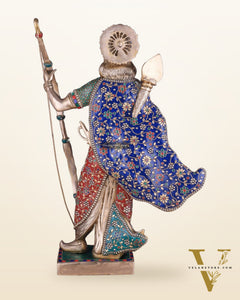 Handcrafted Brass Lord Rama Statue with Bow and Arrow – 26 Inches