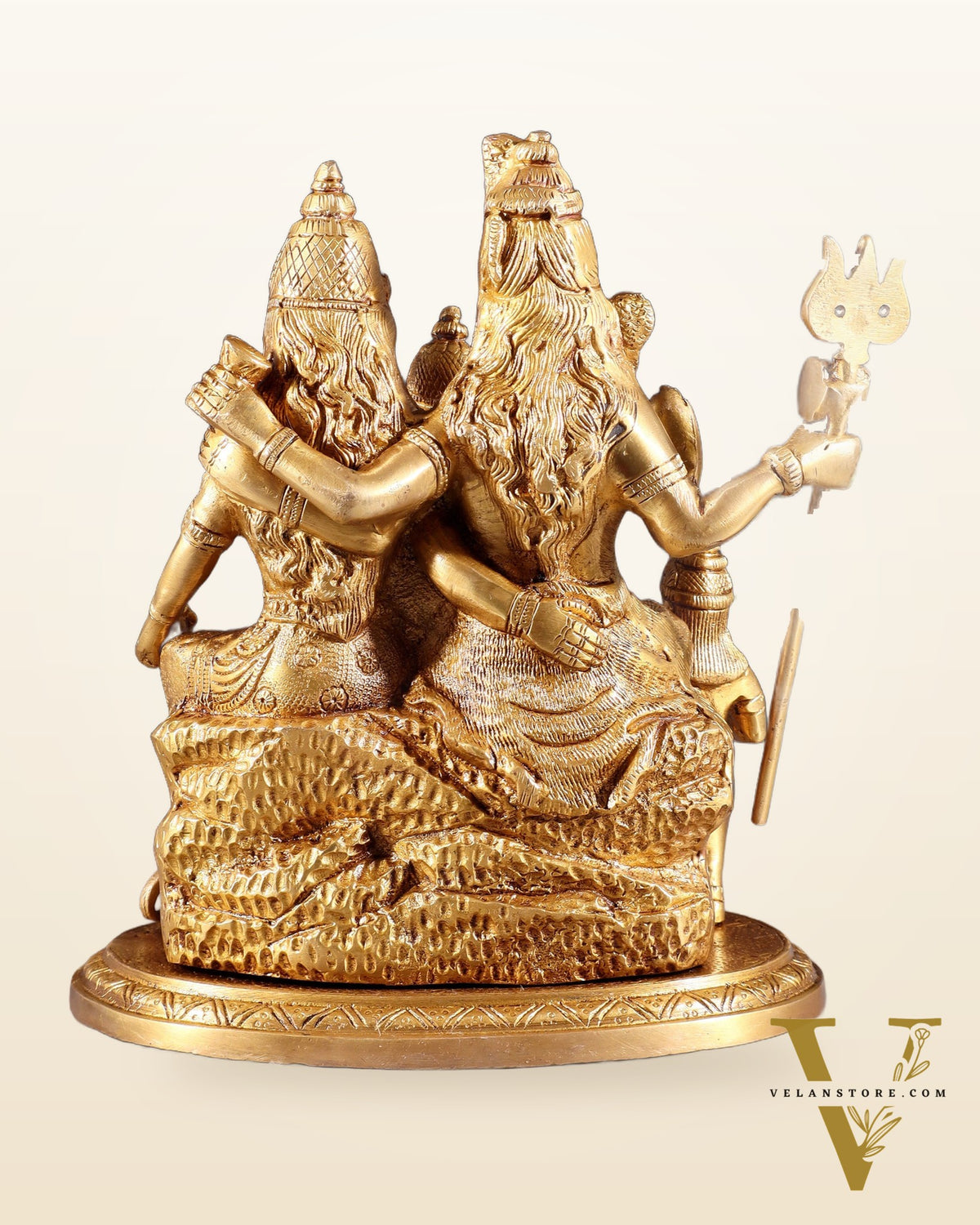 Handcrafted Brass Lord Shiva Parivaar Idol | 9.5" Height