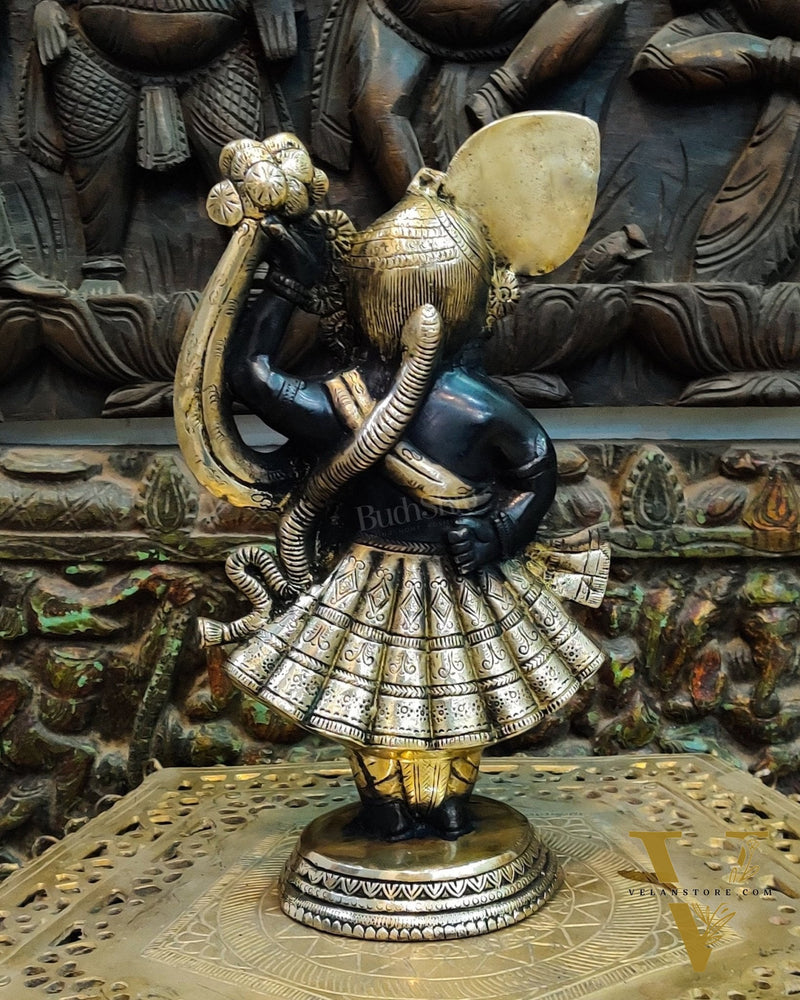 Handcrafted Brass Lord Shrinath Ji Statue | From Nathdwara 13 inch