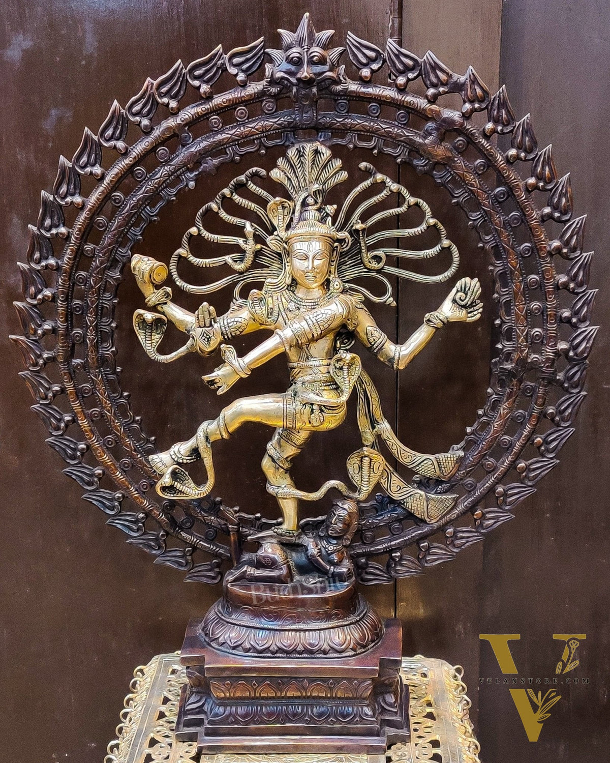 Handcrafted Brass Nataraja Statue | 28" Height