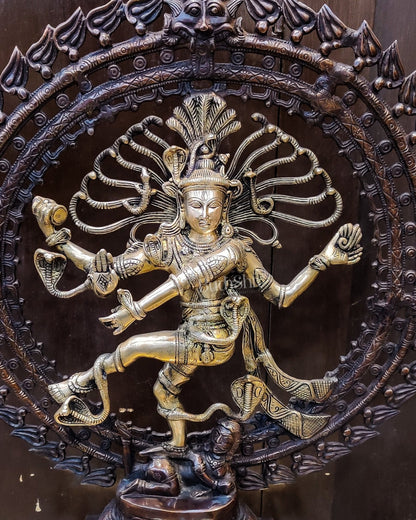 Handcrafted Brass Nataraja Statue | 28" Height