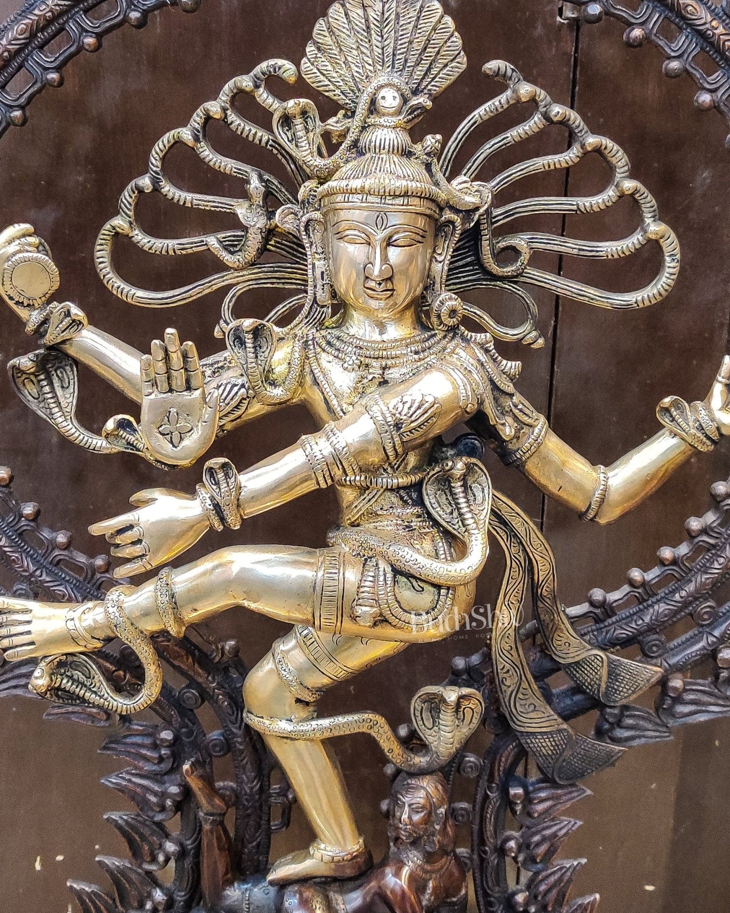 Handcrafted Brass Nataraja Statue | 30"
