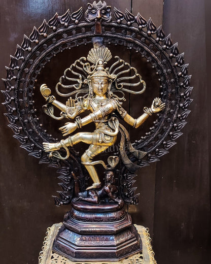 Handcrafted Brass Nataraja Statue | 30"