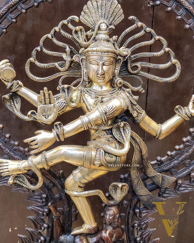 Handcrafted Brass Nataraja Statue | 30"