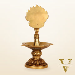 Handcrafted Brass peacock Diya - 11 inch