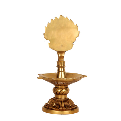 Handcrafted Brass peacock Diya - 11 inch