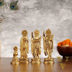 Handcrafted Brass Ram Darbar Idols 7 inch