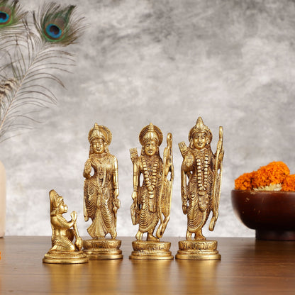 Handcrafted Brass Ram Darbar Idols 7 inch