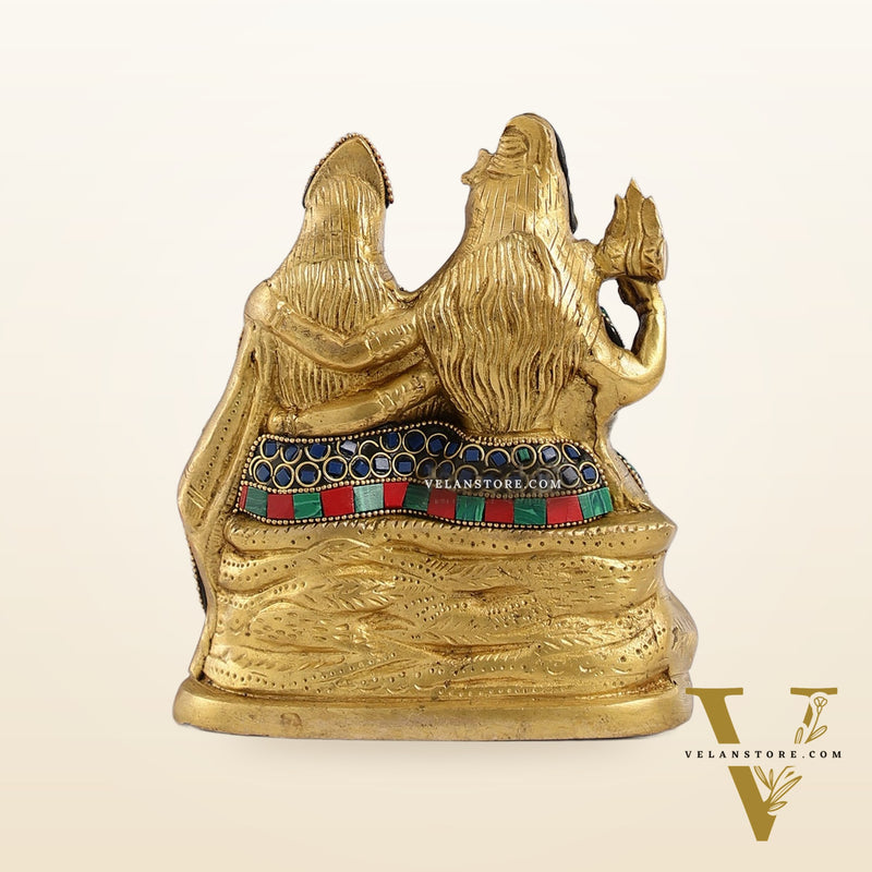 Handcrafted Brass Shiva Parivar Statue