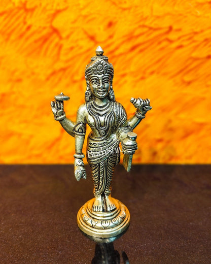 Handcrafted Brass Statue of Lord Dhanvantari, the God of Ayurveda | Fine Craftsmanship 6.5"