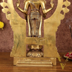 Handcrafted Brass Tirupati Balaji Lord Venkateshwara Swamy Statue - 22"