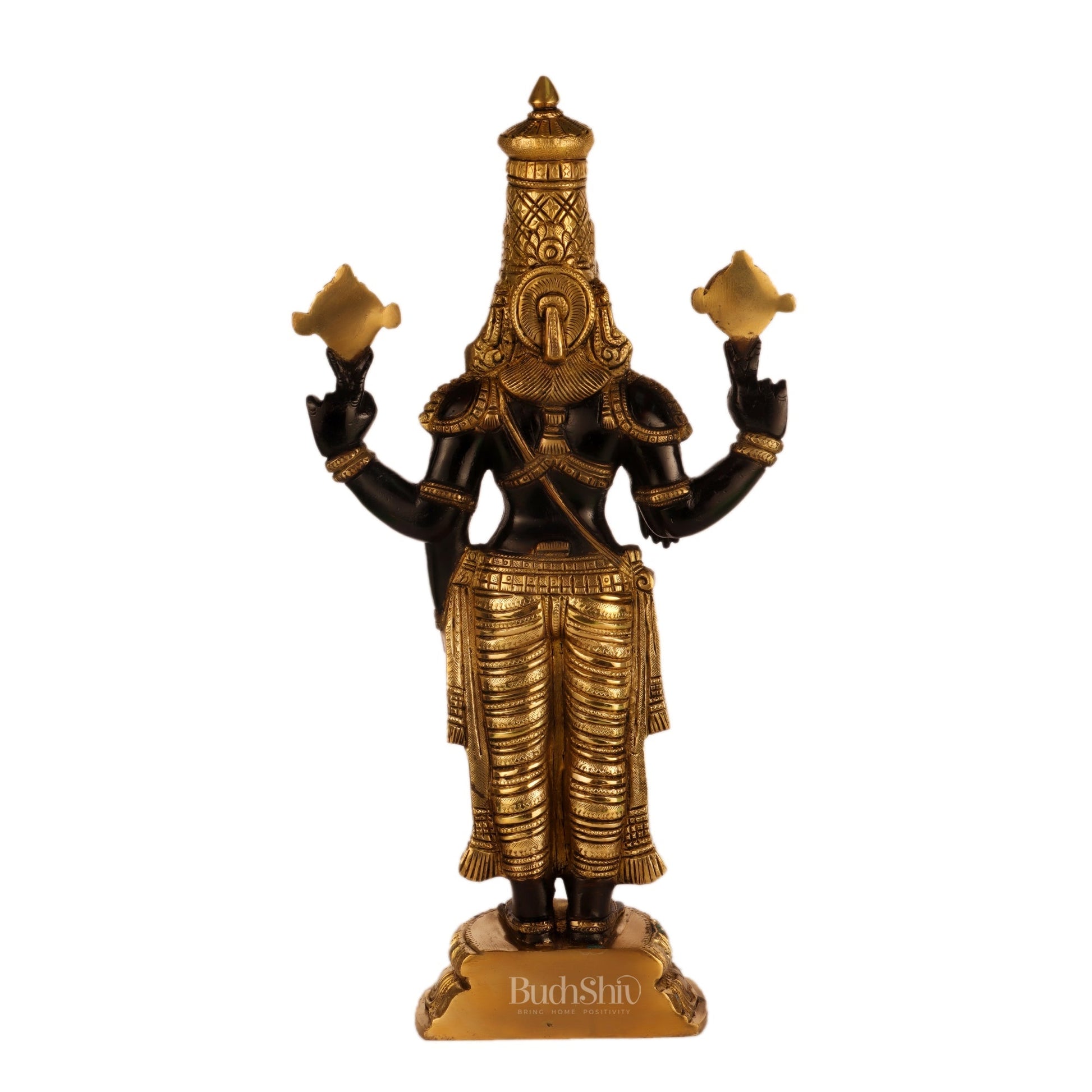 Handcrafted Brass Tirupati Balaji Statue | Lord Venkateshwara Swamy | 18 inch