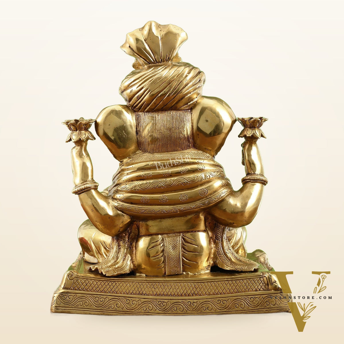 Handcrafted BrassShreemant Dagduseth Halwai Ganapati Statue - 20 inch