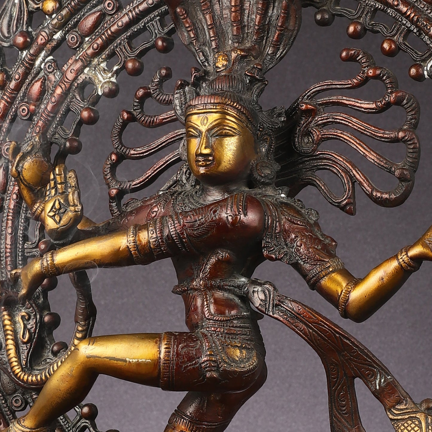 Handcrafted Chola Style Nataraja Statue - 22.5 Inch Pure Brass Sculpture