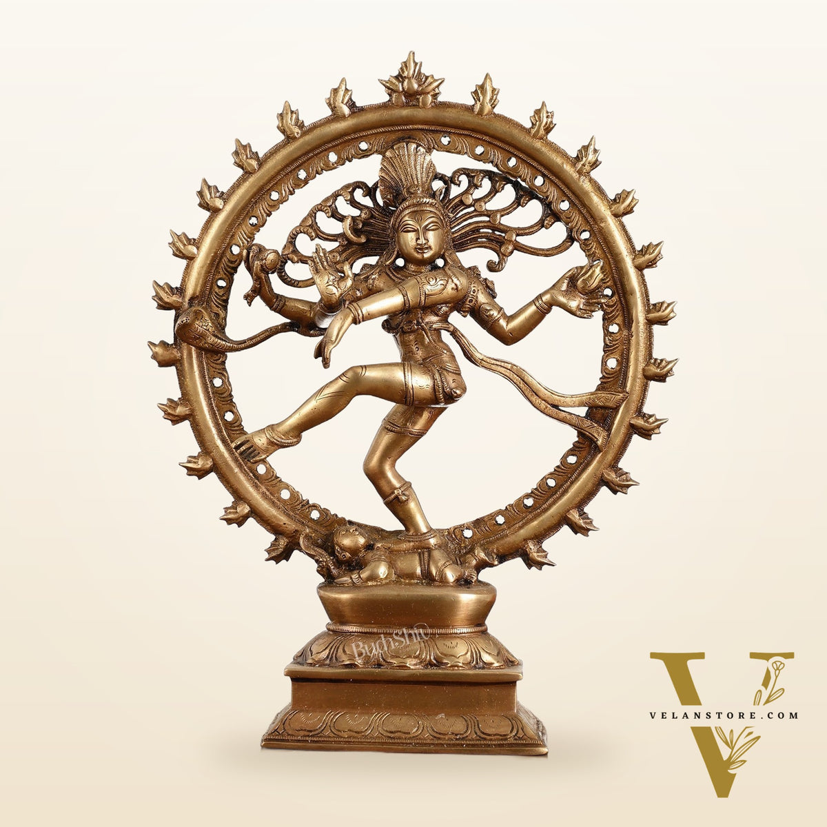 Handcrafted Fine Brass Nataraja Statue - 13" Height