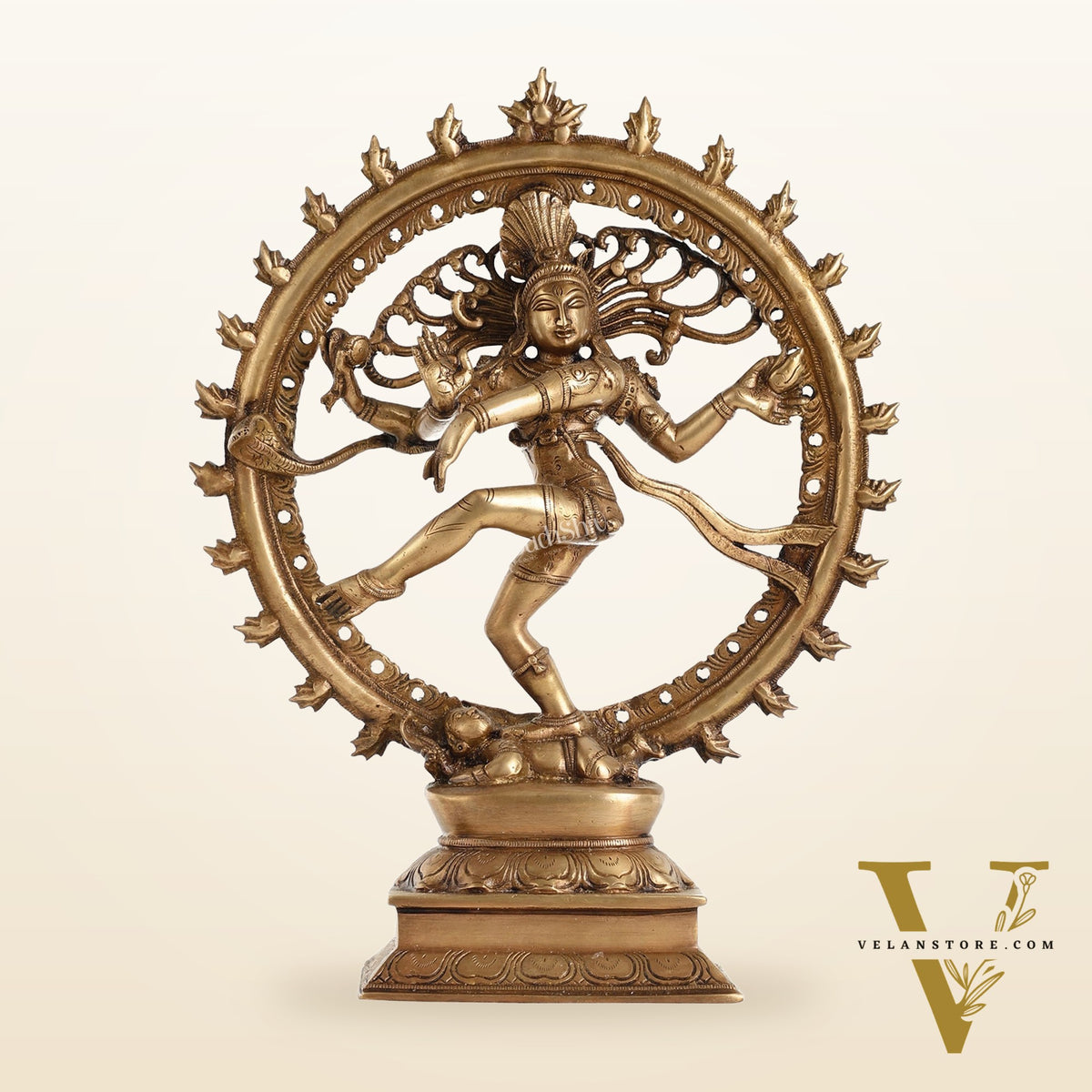 Handcrafted Fine Brass Nataraja Statue - 13" Height