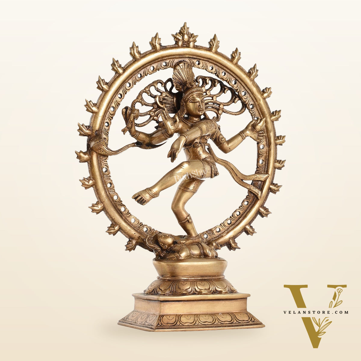 Handcrafted Fine Brass Nataraja Statue - 13" Height
