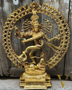Handcrafted Fine Brass Nataraja Statue - 20.5" Height